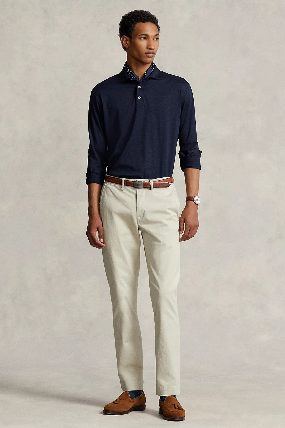 Polo Ralph Lauren Classic Fit Polo Yaka Uzun Kollu T-shirt-Libas Trendy Fashion Store