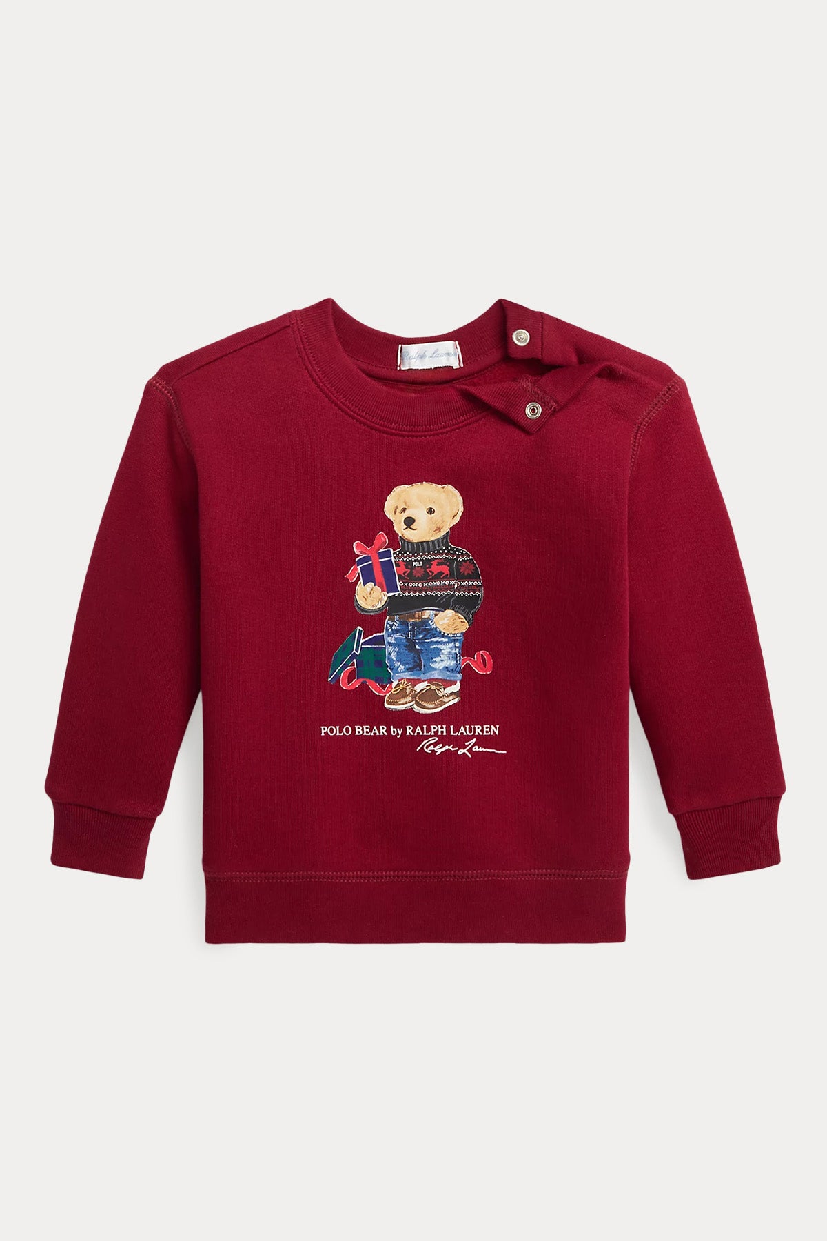 Polo Ralph Lauren Kids 12 Aylık Kız Bebek Polo Bear Sweatshirt-Libas Trendy Fashion Store