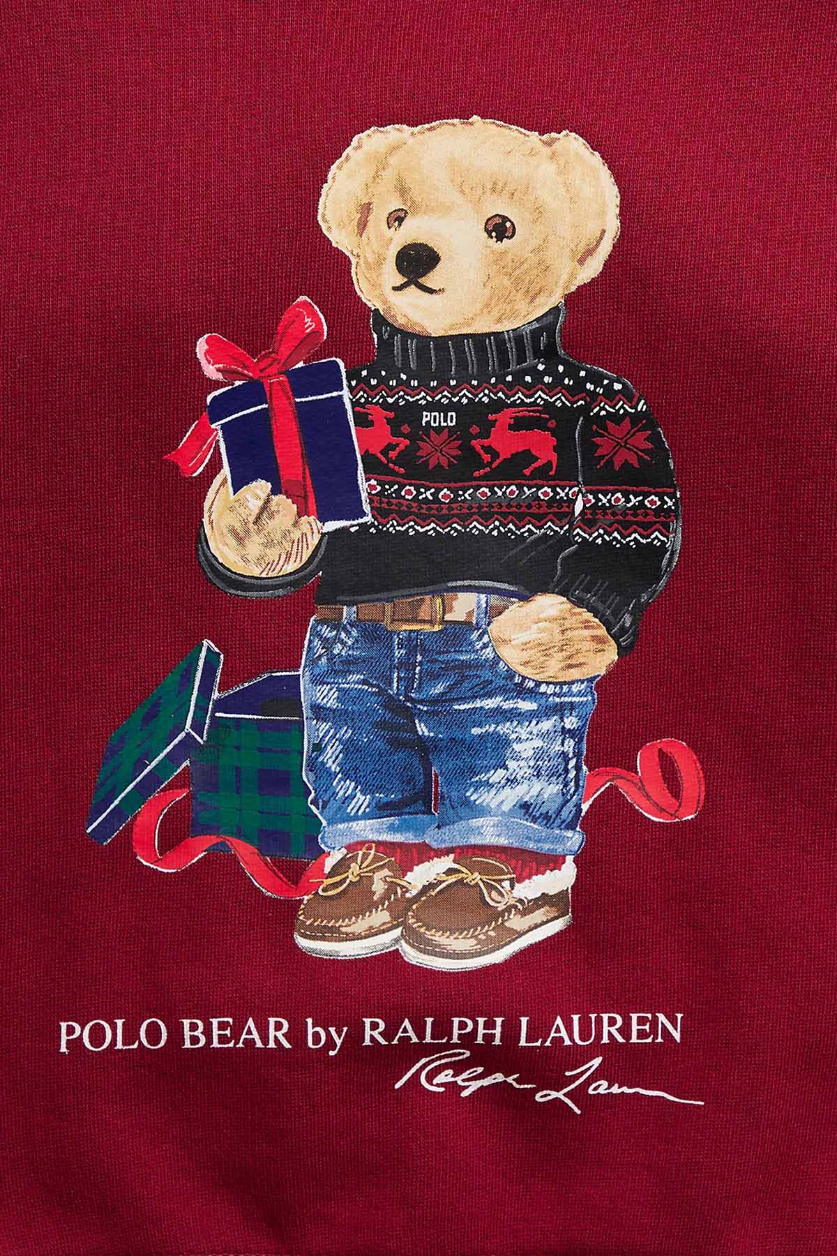 Polo Ralph Lauren Kids 2-5 Yaş Kız Çocuk Polo Bear Sweatshirt-Libas Trendy Fashion Store
