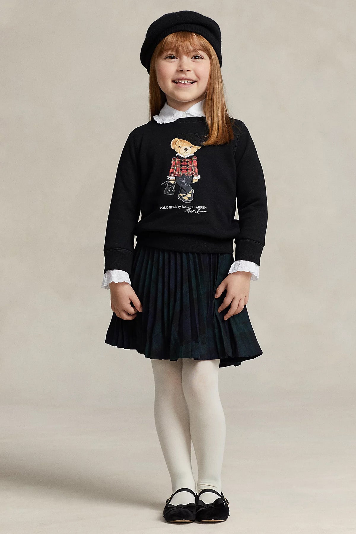 Polo Ralph Lauren Kids 3-4 Yaş Kız Çocuk Polo Bear Sweatshirt-Libas Trendy Fashion Store