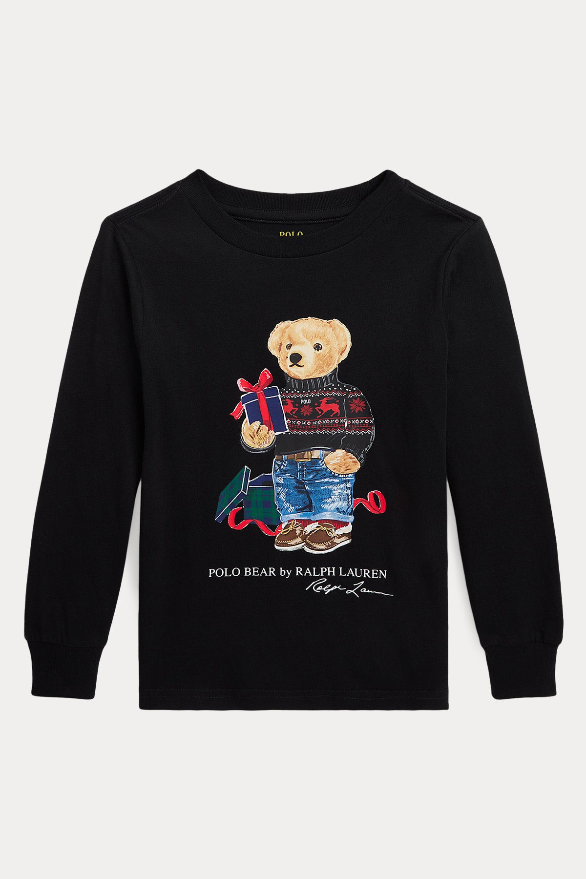 Polo Ralph Lauren Kids 12-18 Aylık Unisex Bebek Polo Bear T-shirt-Libas Trendy Fashion Store