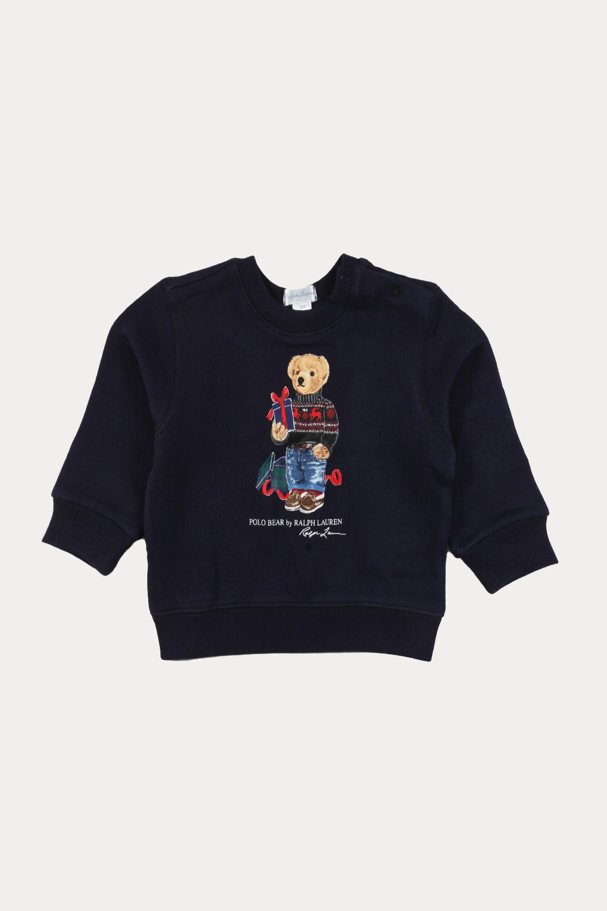 Polo Ralph Lauren Kids 12 Aylık Unisex Bebek Polo Bear Sweatshirt-Libas Trendy Fashion Store