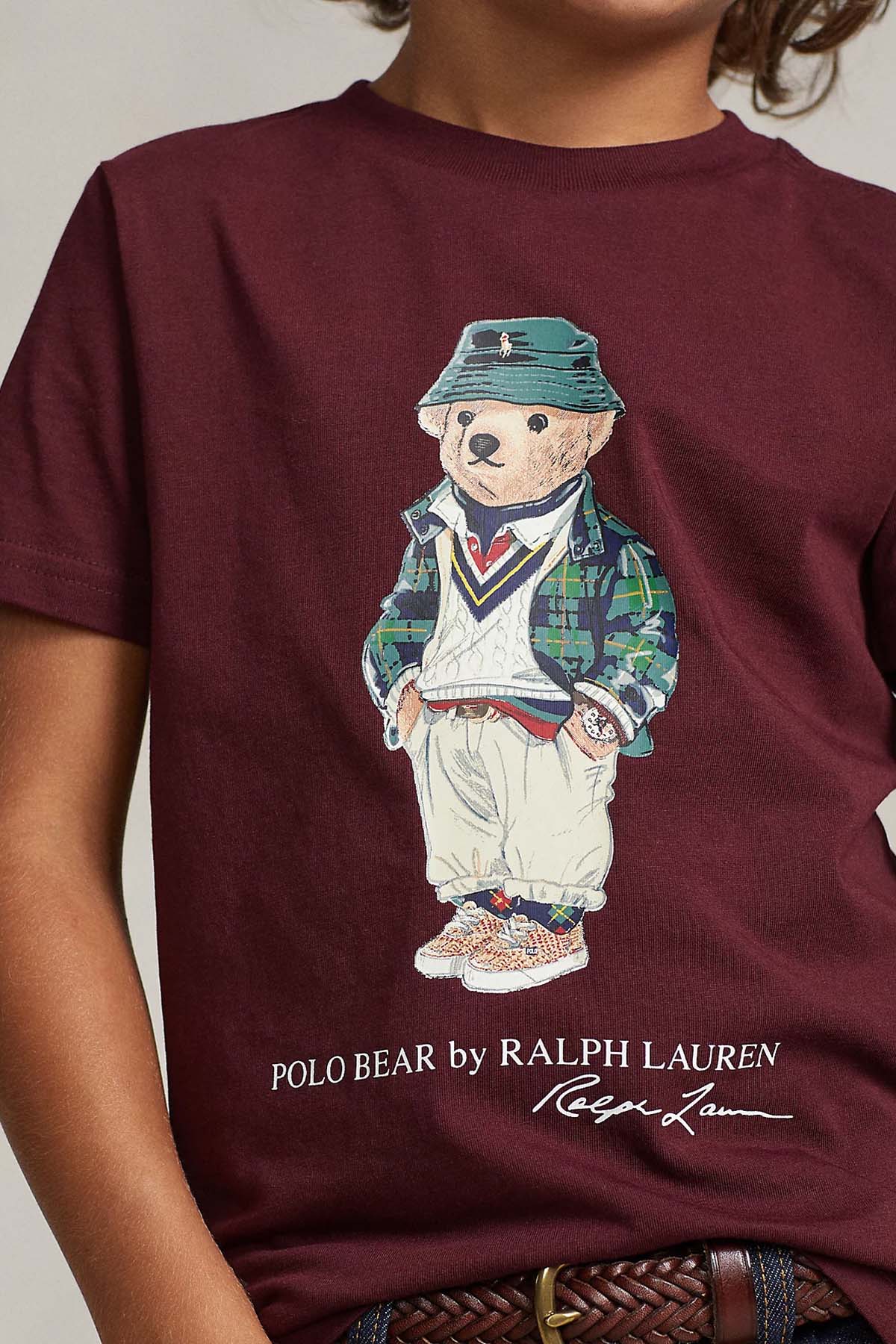 Polo Ralph Lauren Kids 3-5 Yaş Unisex Çocuk Polo Bear T-shirt-Libas Trendy Fashion Store