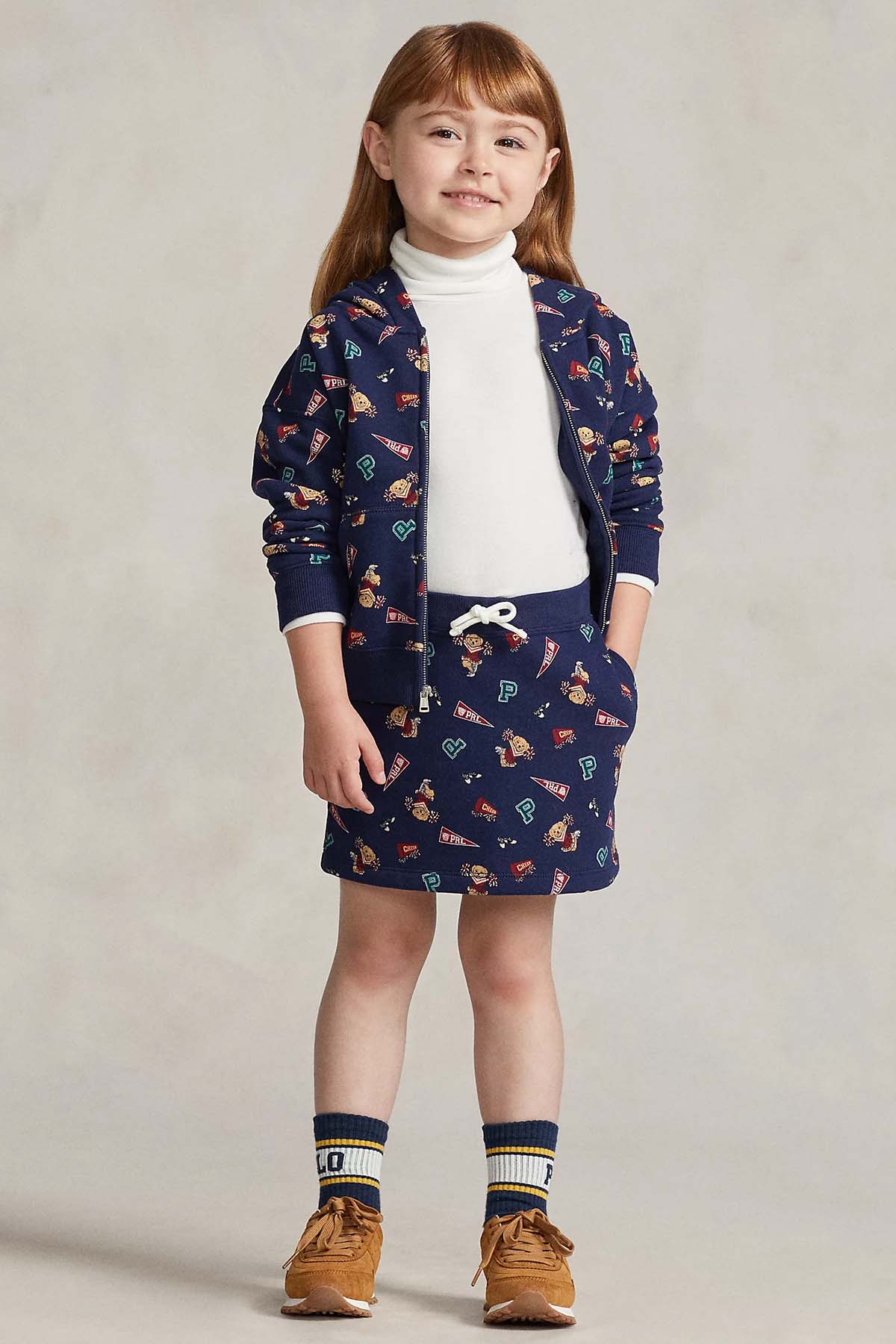 Polo Ralph Lauren Kids 3-5 Yaş Kız Çocuk Polo Bear Etek-Libas Trendy Fashion Store