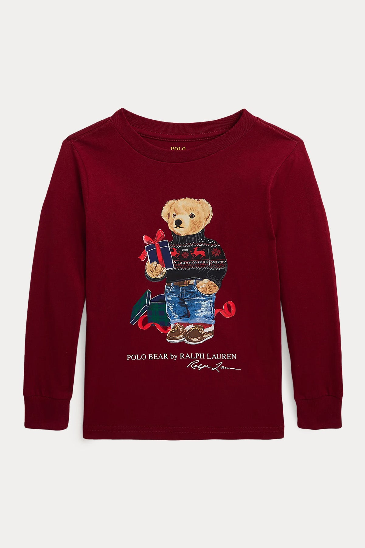 Polo Ralph Lauren Kids 9-18 Aylık Unisex Bebek Polo Bear T-shirt-Libas Trendy Fashion Store