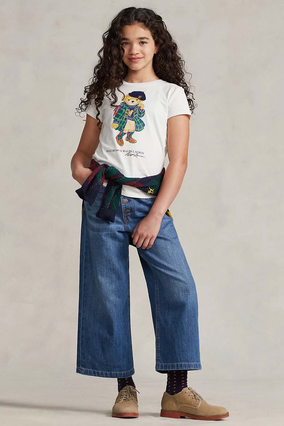 Polo Ralph Lauren Kids M Beden Kız Çocuk Polo Bear T-shirt-Libas Trendy Fashion Store