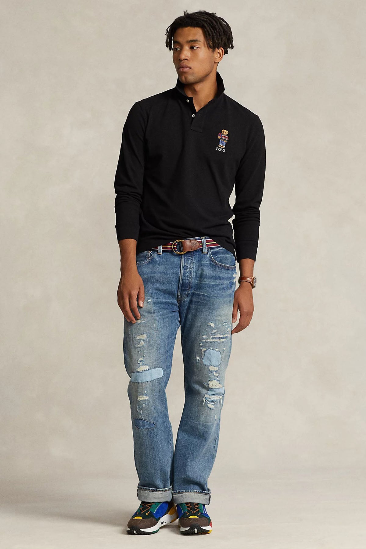 Polo Ralph Lauren Custom Slim Fit Polo Bear Polo Yaka T-Shirt-Libas Trendy Fashion Store