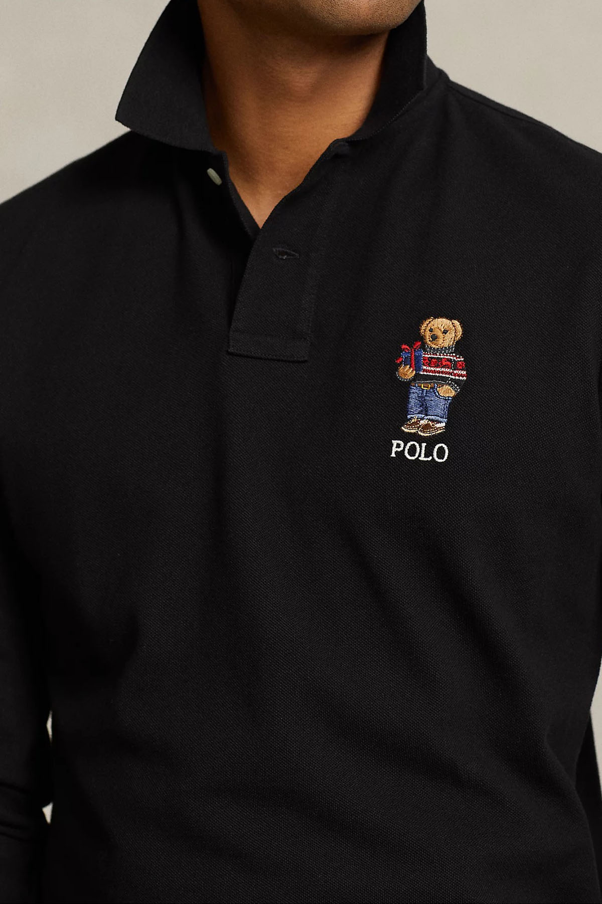 Polo Ralph Lauren Custom Slim Fit Polo Bear Polo Yaka T-Shirt-Libas Trendy Fashion Store