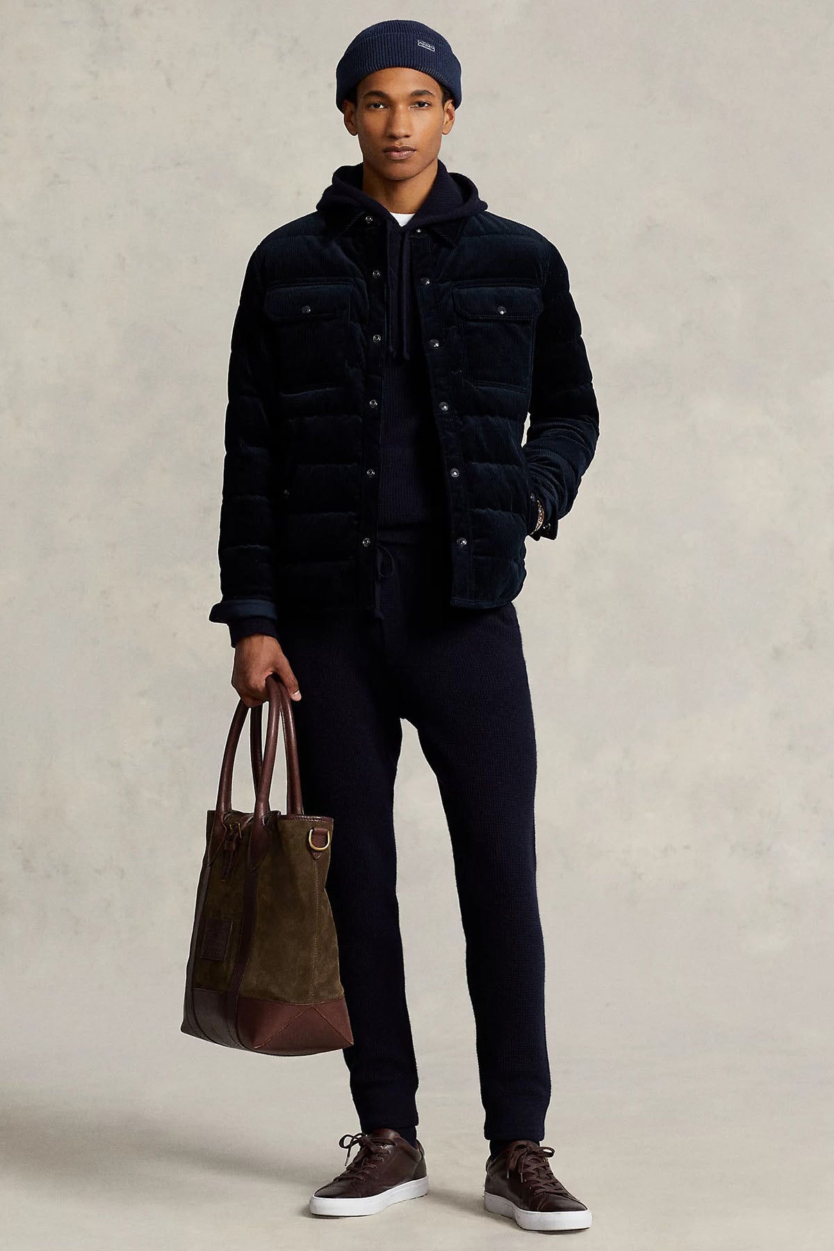 Polo Ralph Lauren Fitilli Kadife Puffer Ceket-Libas Trendy Fashion Store