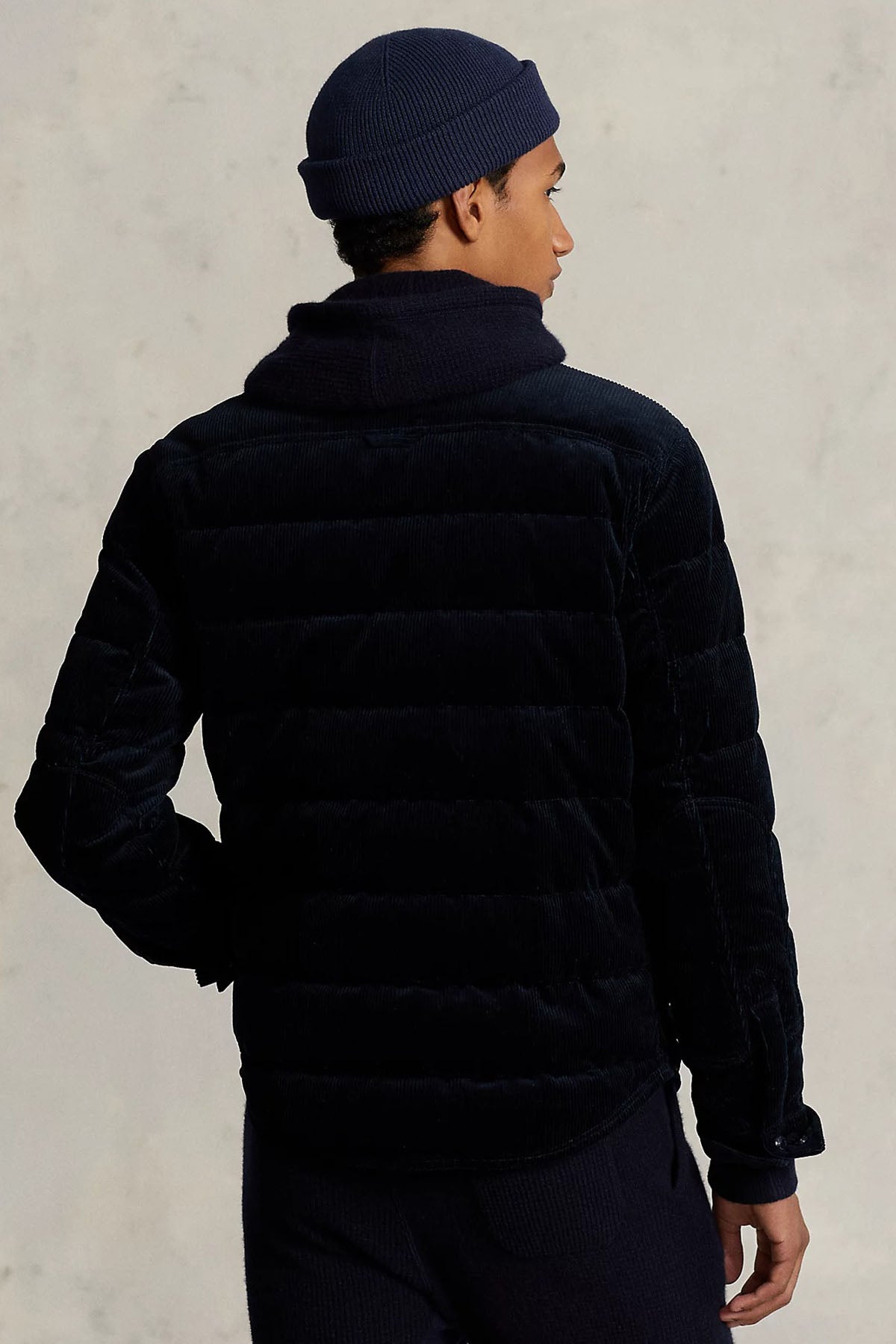 Polo Ralph Lauren Fitilli Kadife Puffer Ceket-Libas Trendy Fashion Store