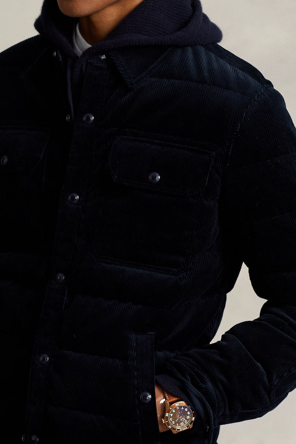 Polo Ralph Lauren Fitilli Kadife Puffer Ceket-Libas Trendy Fashion Store