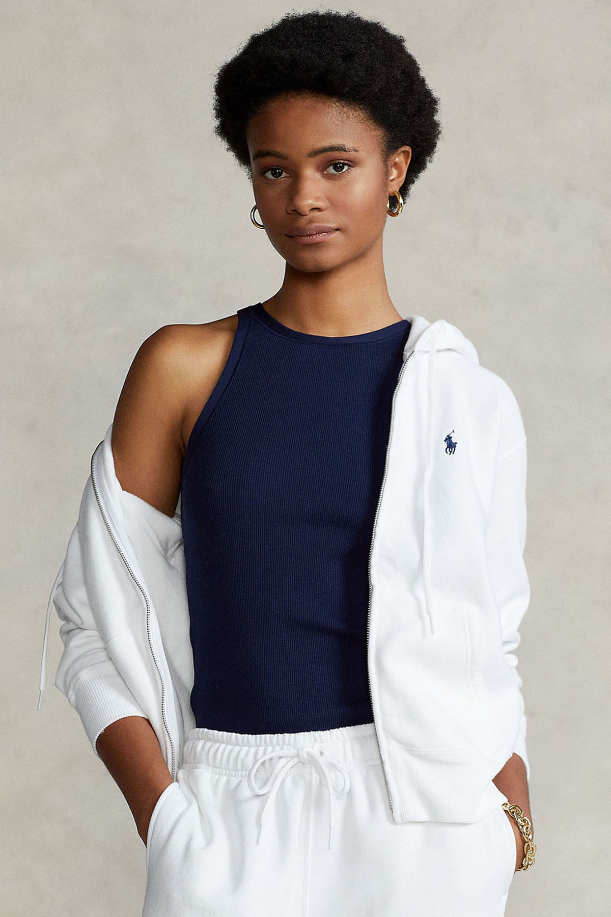 Polo Ralph Lauren Kapüşonlu Fermuarlı Sweatshirt Ceket-Libas Trendy Fashion Store