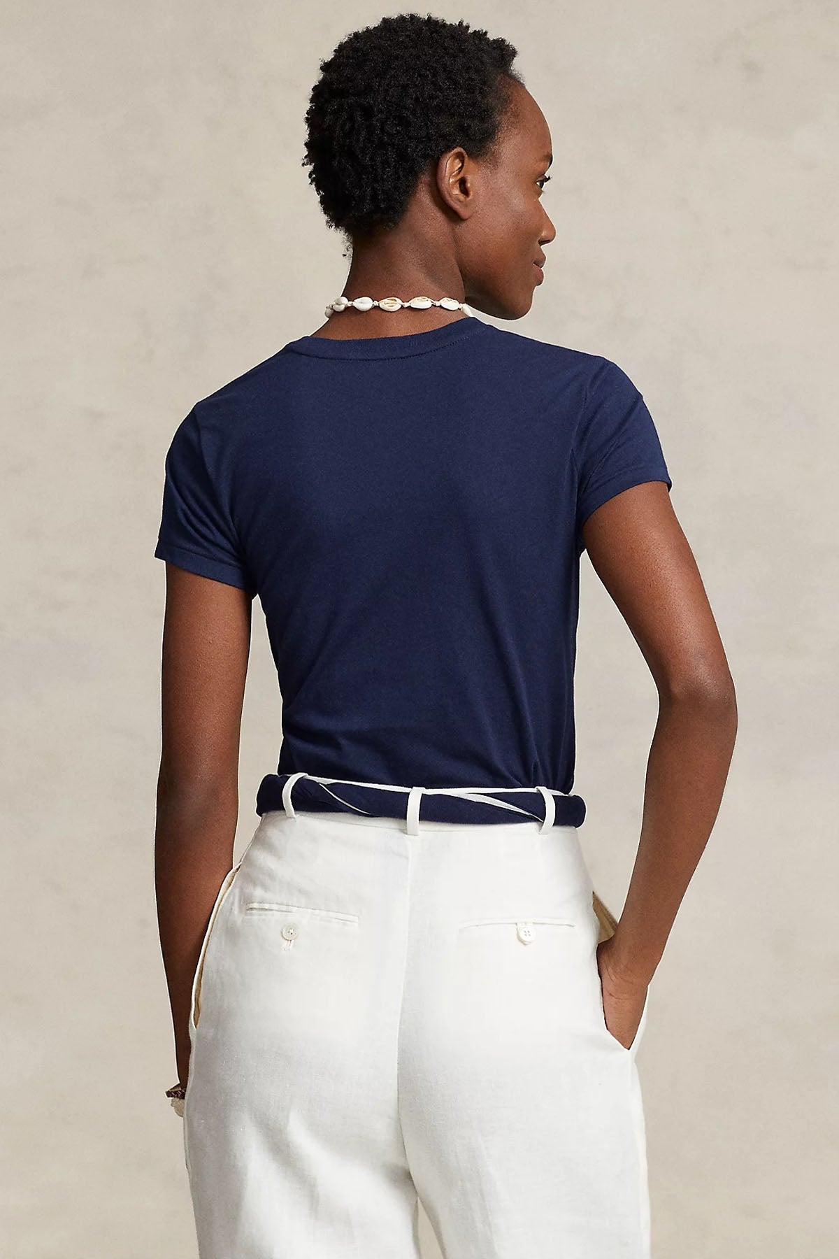 Polo Ralph Lauren Custom Fit Yuvarlak Yaka T-shirt-Libas Trendy Fashion Store