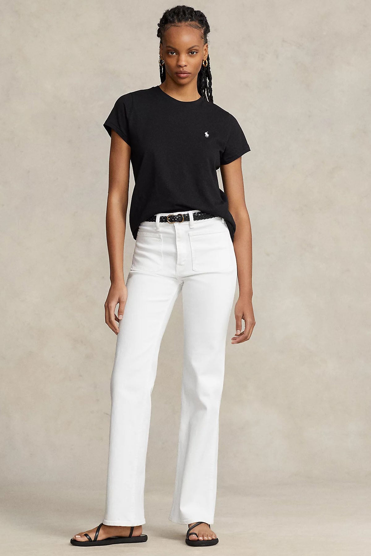 Polo Ralph Lauren Custom Fit Yuvarlak Yaka T-shirt-Libas Trendy Fashion Store