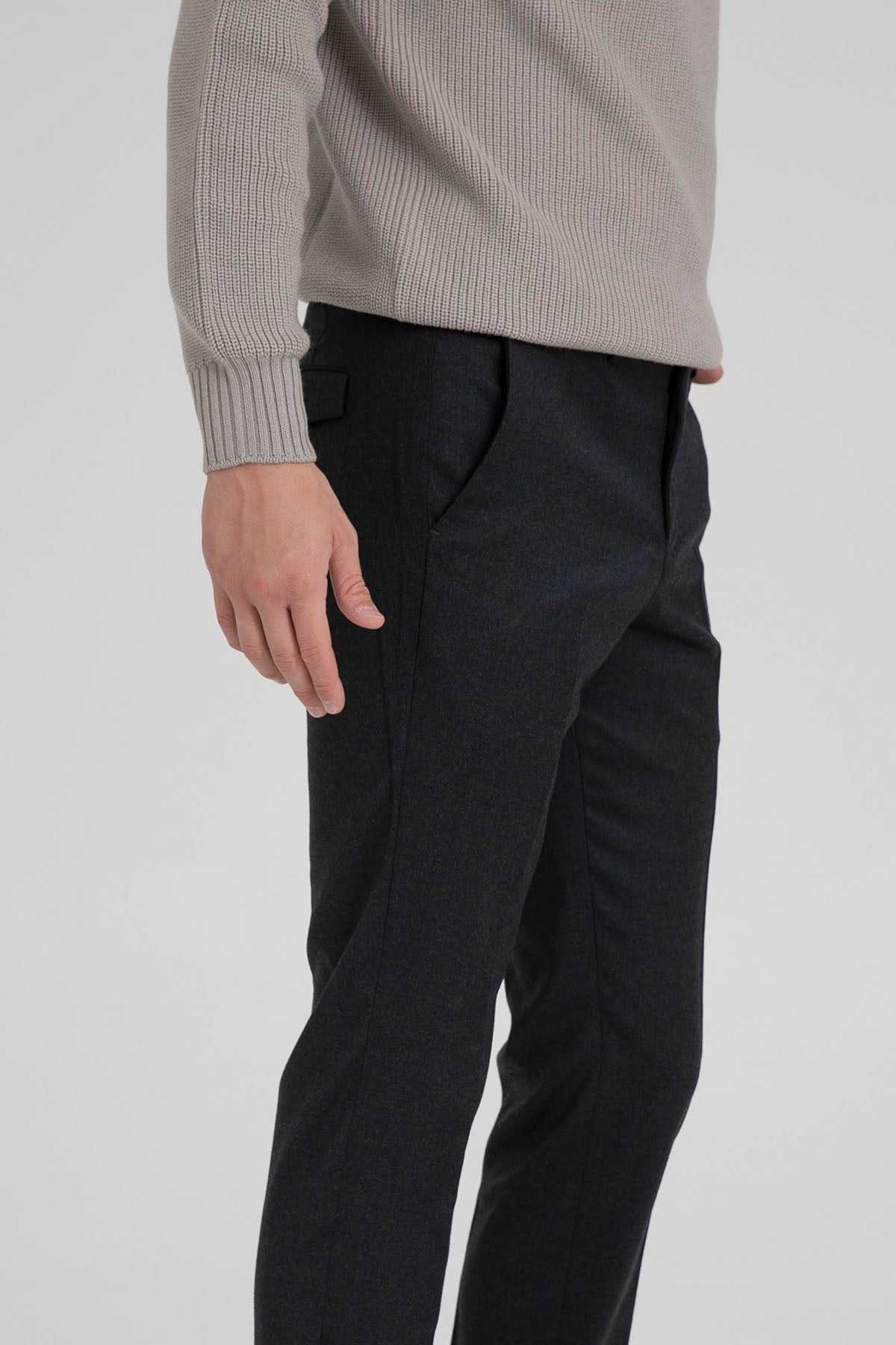 Pantaloni Torino Master Fit Duble Paça Streç Yün Pantolon-Libas Trendy Fashion Store