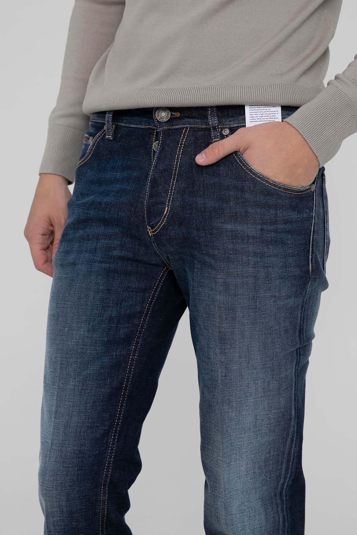 Pantaloni Torino Reggae Fit Duble Paça Jeans-Libas Trendy Fashion Store