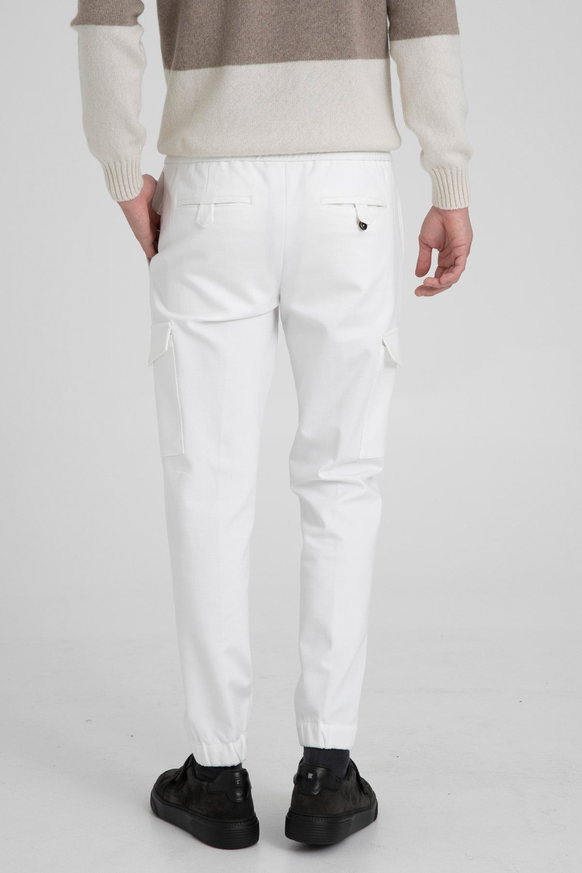 Pantaloni Torino Soft Fit Beli Lastikli Streç Tek Pileli Kargo Pantolon-Libas Trendy Fashion Store