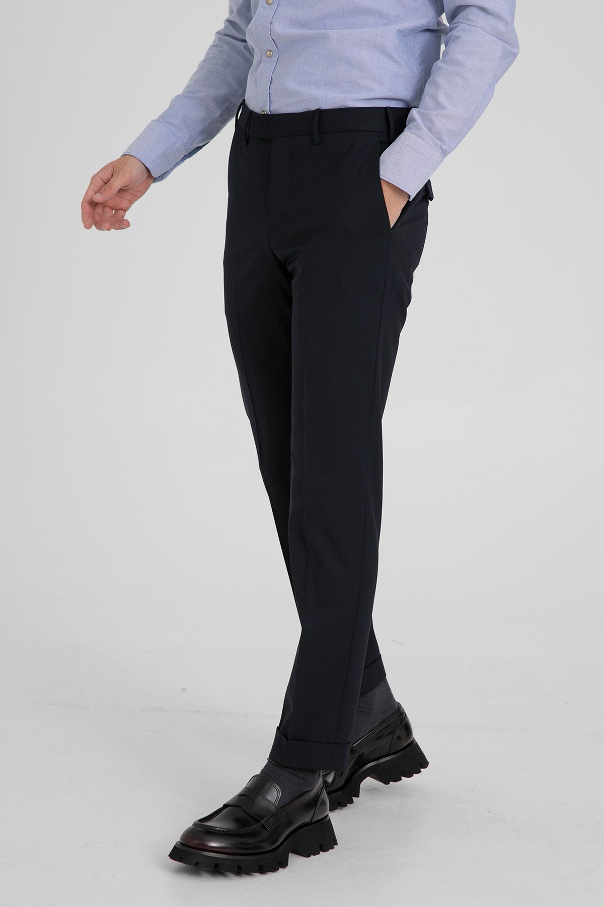 Pantaloni Torino Master Fit Duble Paça Streç Yün Pantolon-Libas Trendy Fashion Store