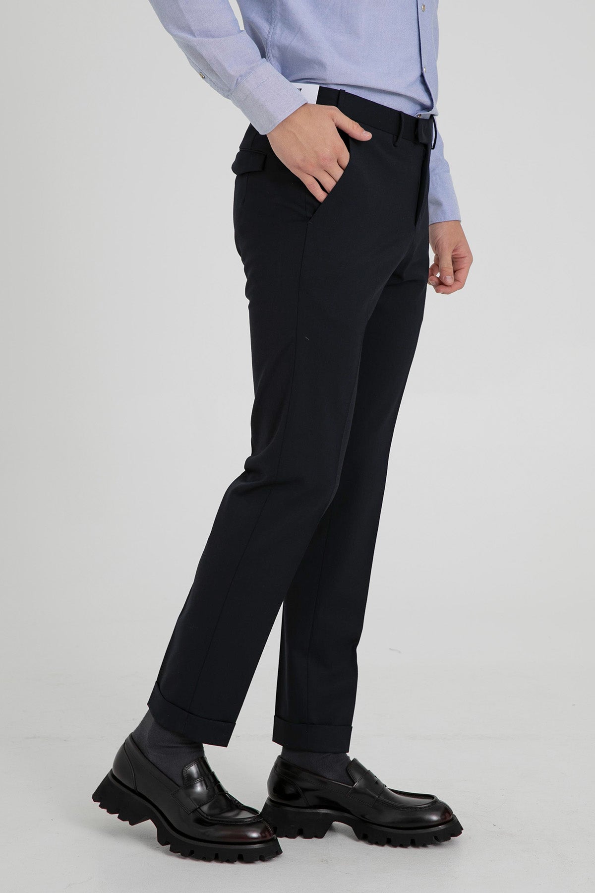 Pantaloni Torino Master Fit Duble Paça Streç Yün Pantolon-Libas Trendy Fashion Store