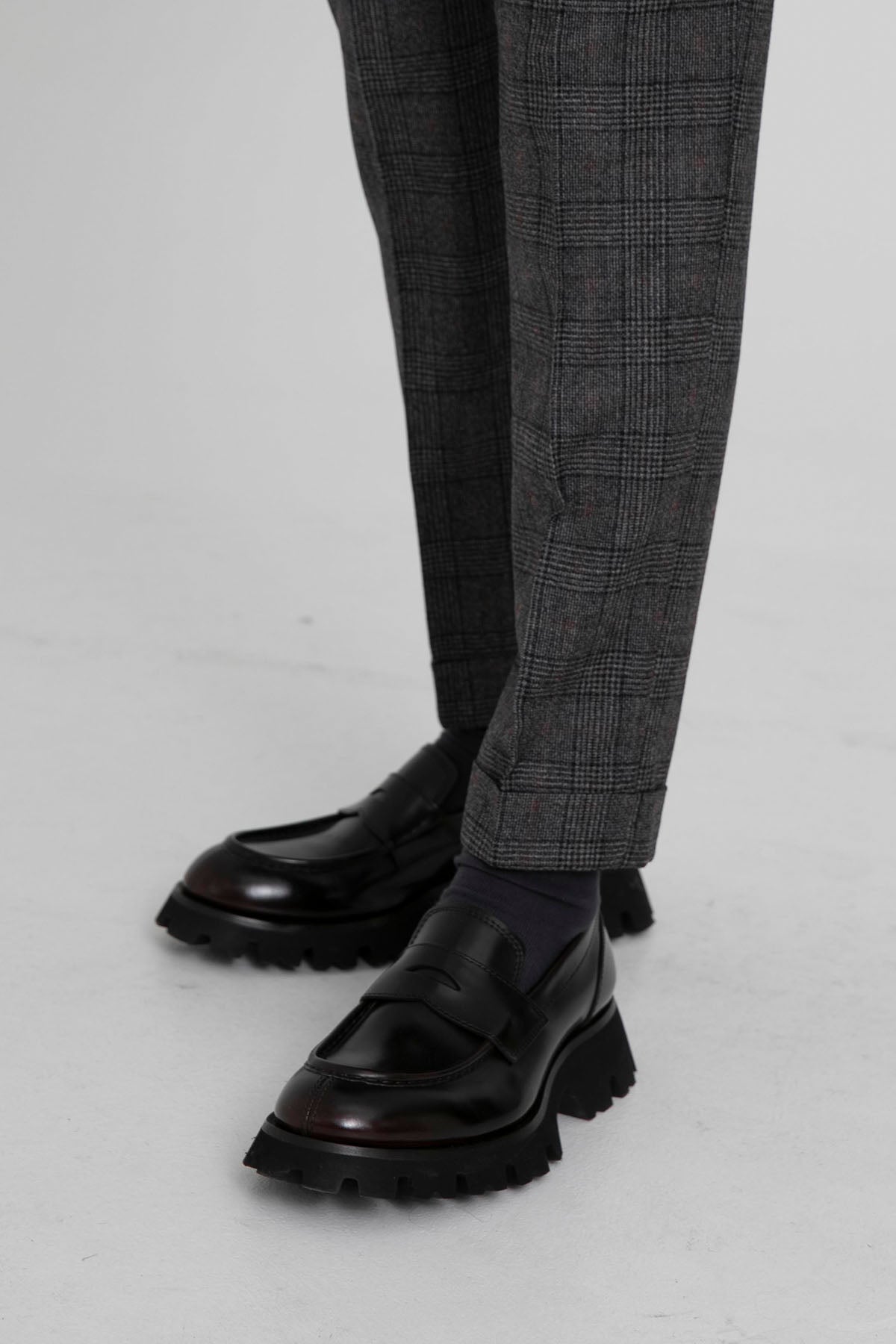 Pantaloni Torino Master Fit Duble Paça Ekoseli Yün Pantolon-Libas Trendy Fashion Store