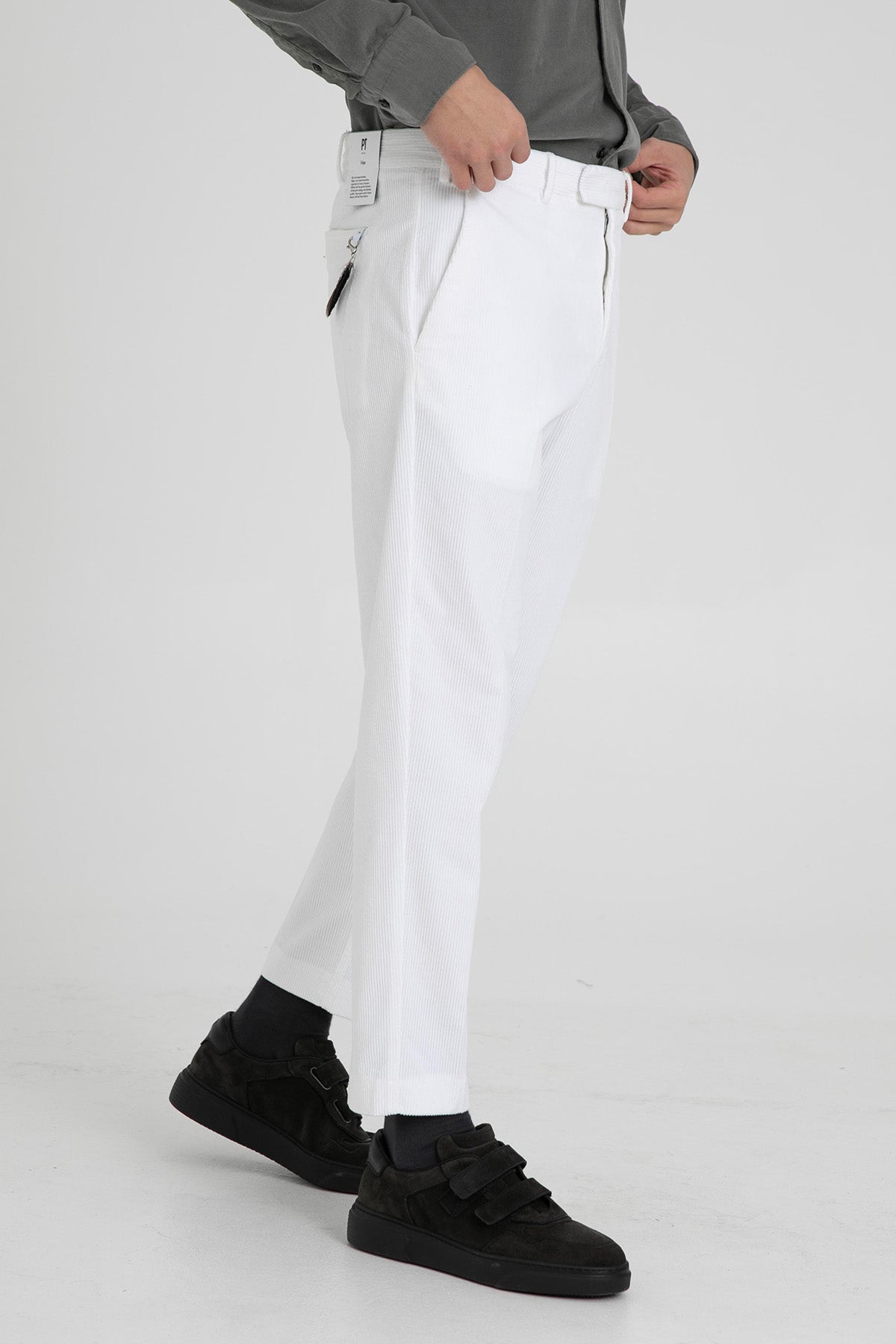Pantaloni Torino Rebel Fit Yandan Cepli Fitilli Kadife Pantolon-Libas Trendy Fashion Store