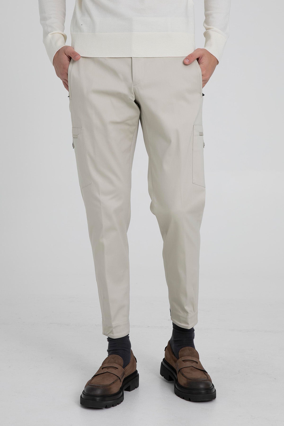 Pantaloni Torino Gamma Yandan Cepli Streç Pantolon-Libas Trendy Fashion Store