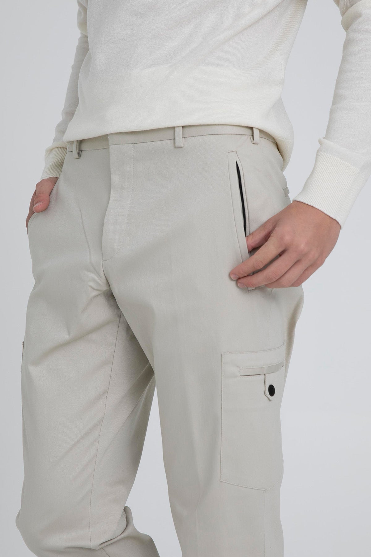 Pantaloni Torino Gamma Yandan Cepli Streç Pantolon-Libas Trendy Fashion Store