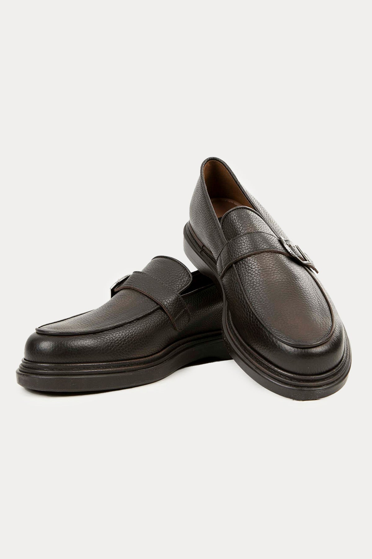 Fratelli Rossetti Tek Tokalı Deri Loafer Ayakkabı-Libas Trendy Fashion Store