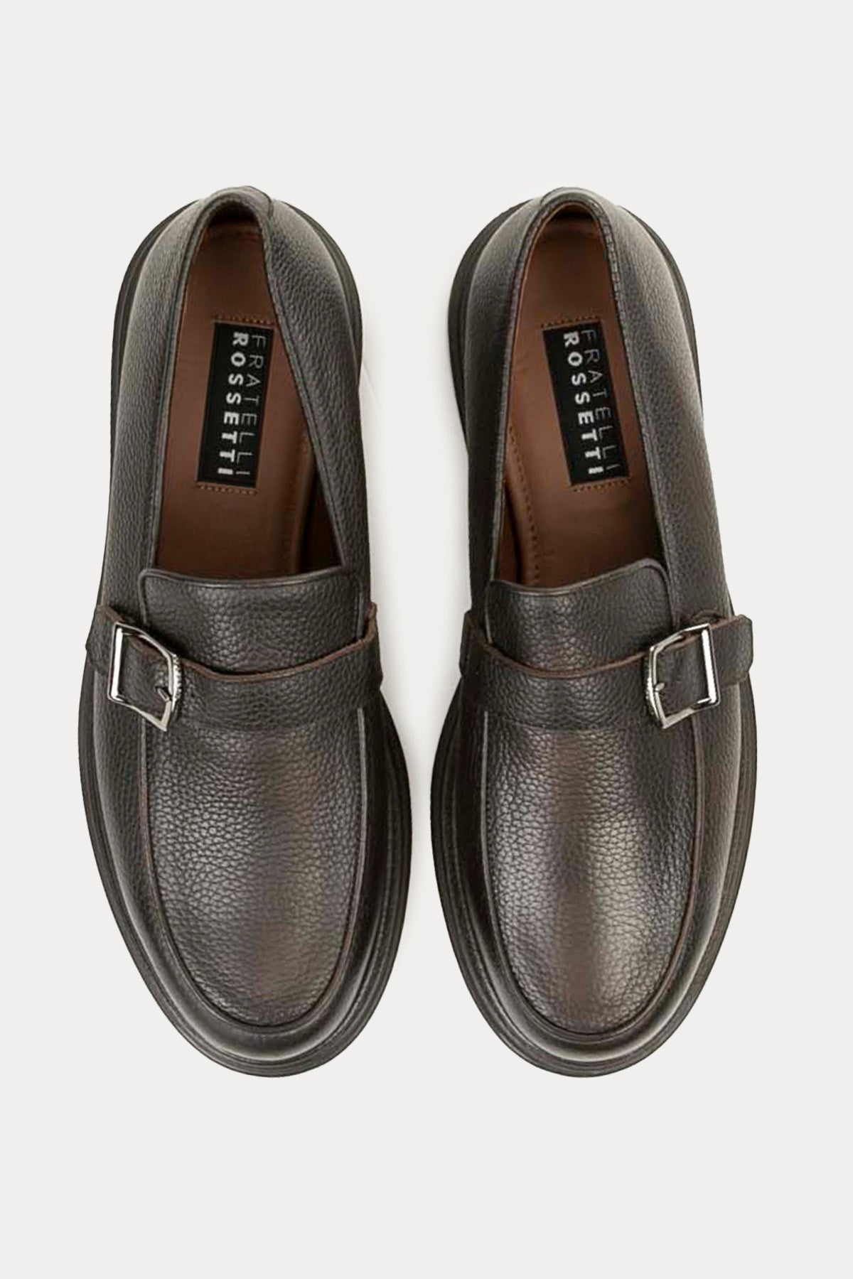 Fratelli Rossetti Tek Tokalı Deri Loafer Ayakkabı-Libas Trendy Fashion Store
