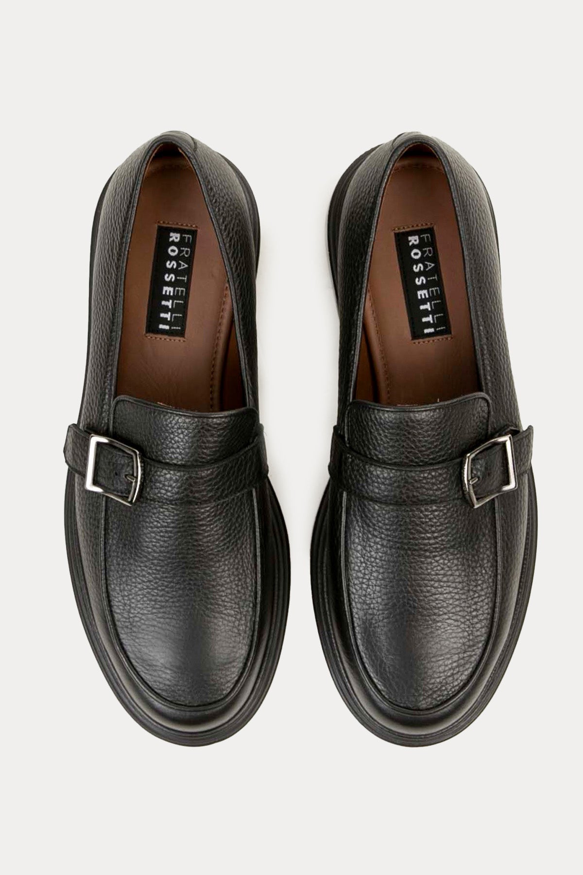 Fratelli Rossetti Tek Tokalı Deri Loafer Ayakkabı-Libas Trendy Fashion Store