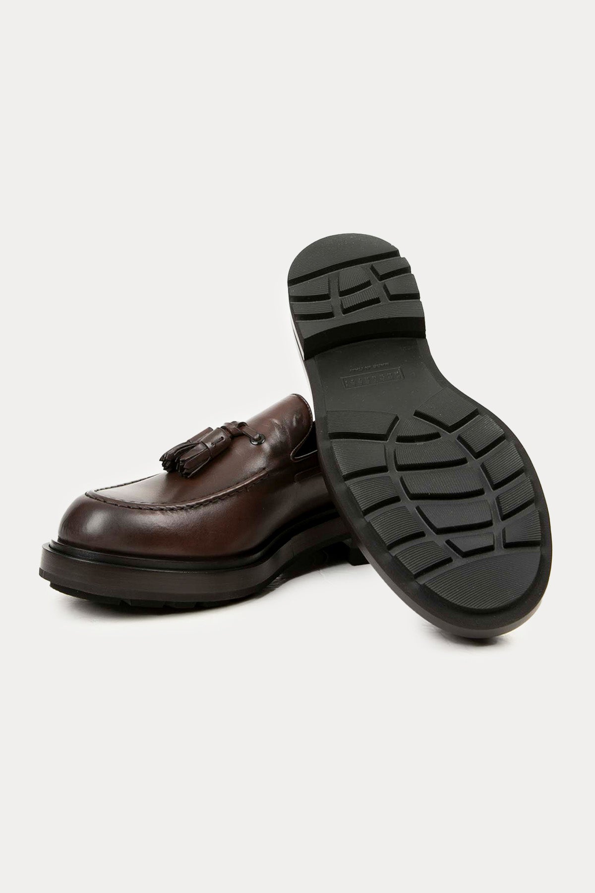 Fratelli Rossetti Püsküllü Deri Loafer Ayakkabı-Libas Trendy Fashion Store