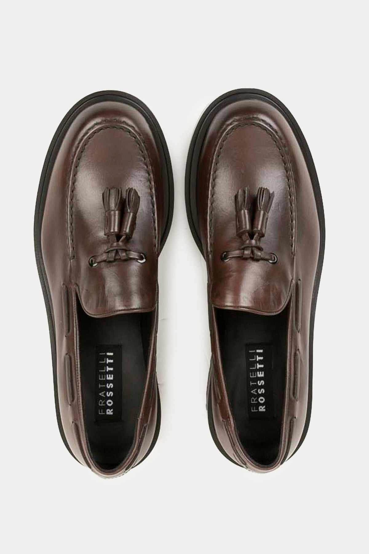 Fratelli Rossetti Püsküllü Deri Loafer Ayakkabı-Libas Trendy Fashion Store