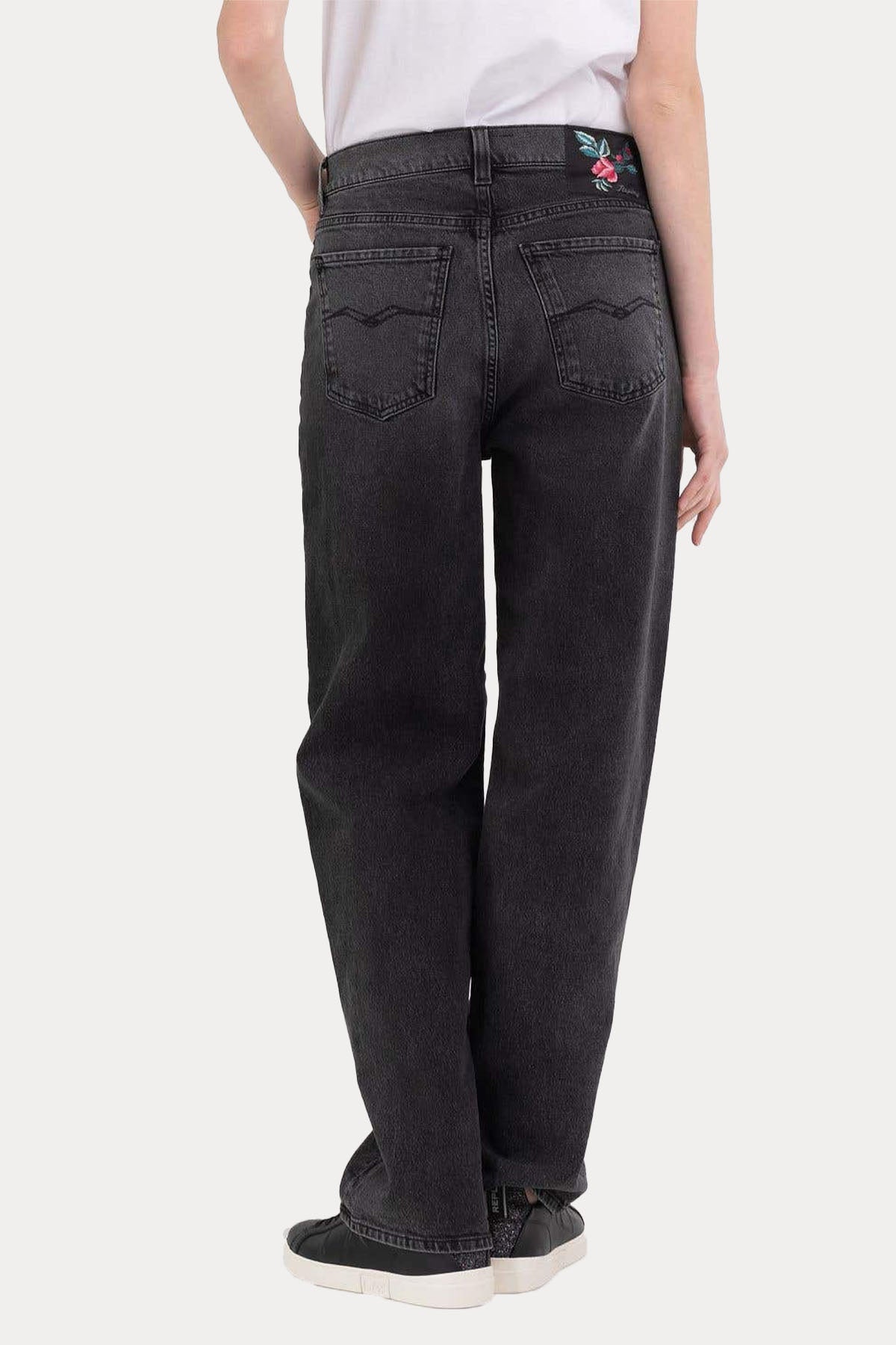 Replay Zelmaa Loose Wide Leg Fit Jeans