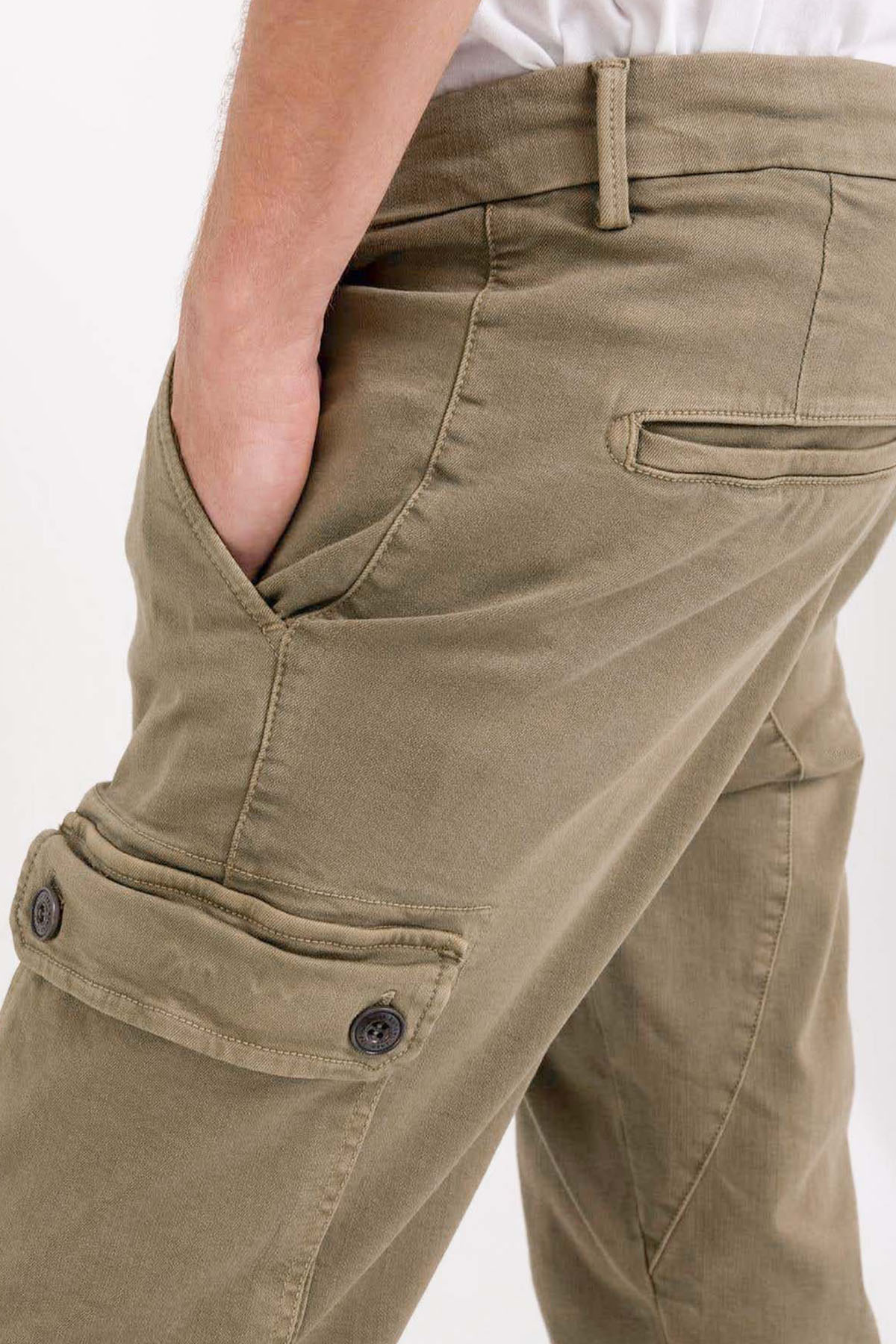 Replay Jaan Hyperflex X-Lite Slim Fit Kargo Pantolon-Libas Trendy Fashion Store