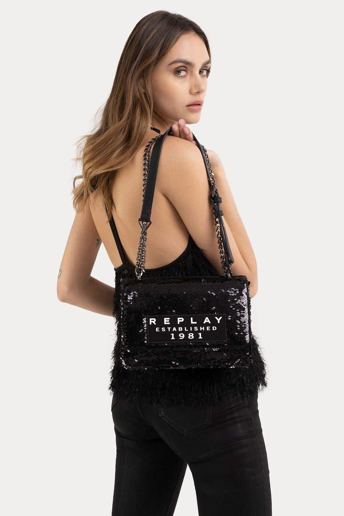Replay Sırt Dekolteli Püsküllü Bluz-Libas Trendy Fashion Store