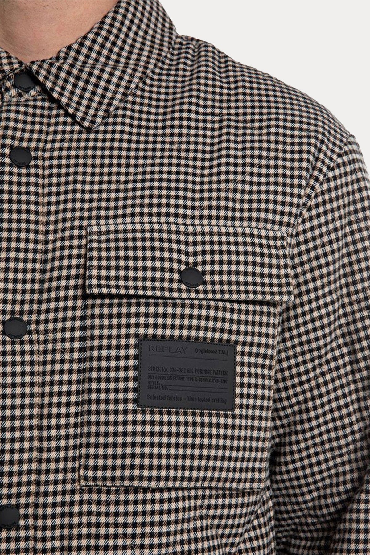 Replay Pötikareli Puffer Gömlek Ceket-Libas Trendy Fashion Store