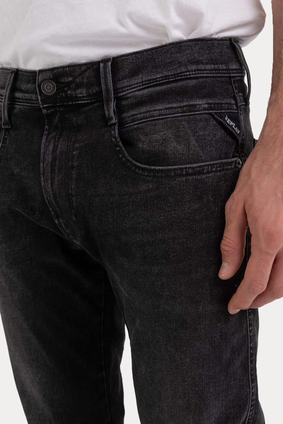 Replay Anbass Hyperflex X-Lite Re-Used Slim Fit Jeans-Libas Trendy Fashion Store