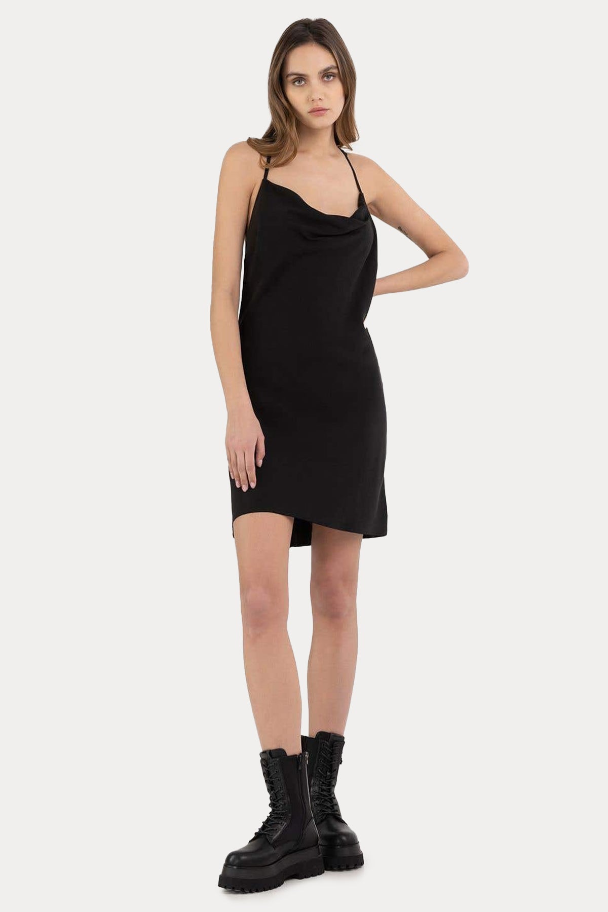 Replay Sırt Dekolteli Mini Elbise-Libas Trendy Fashion Store