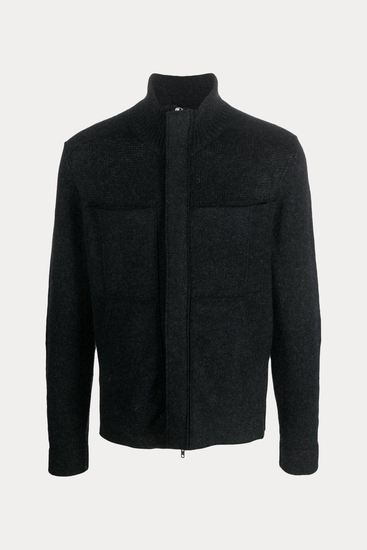 Transit Dik Yaka Örgü Yün Triko Ceket-Libas Trendy Fashion Store