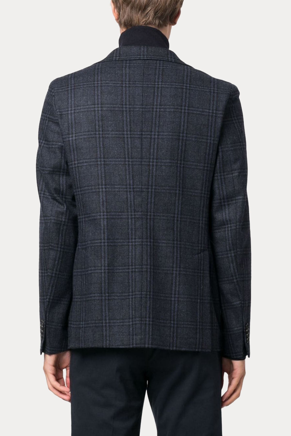 Manuel Ritz Ekoseli Yün Ceket-Libas Trendy Fashion Store