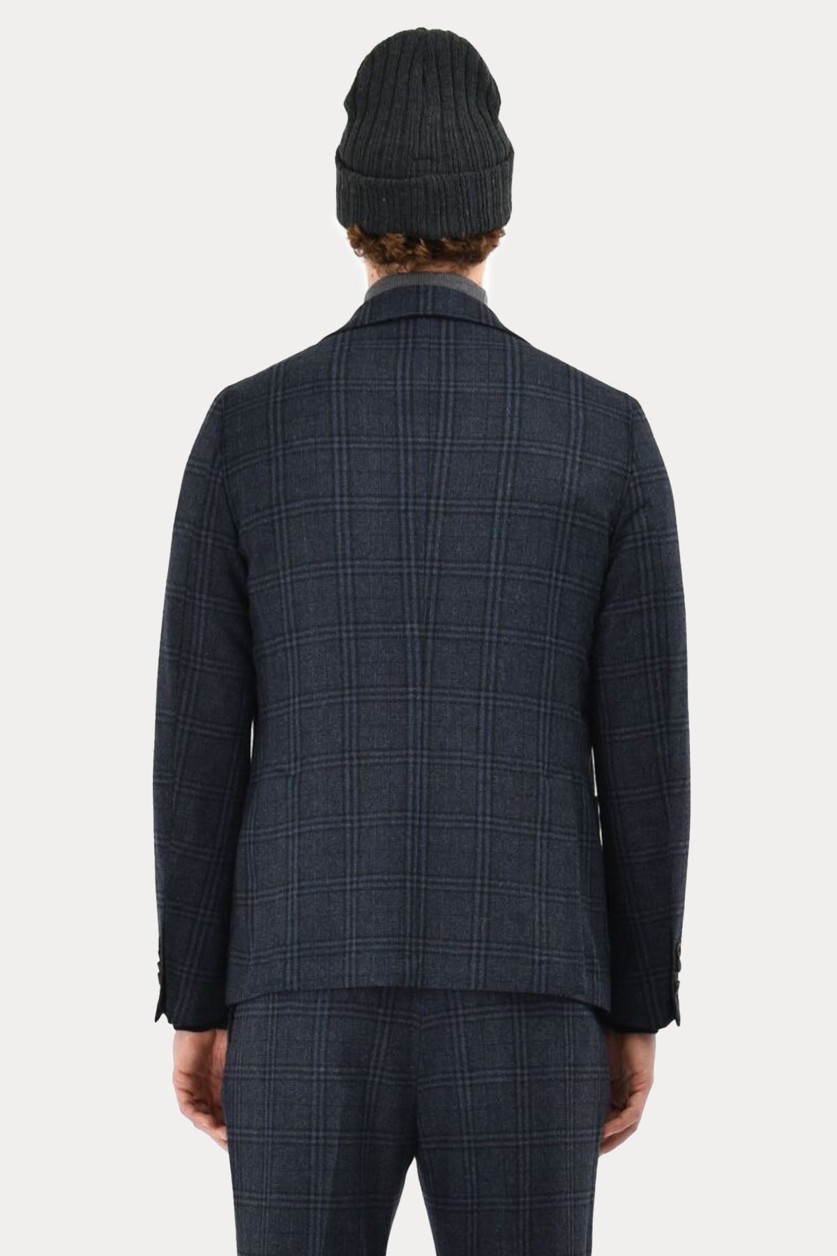 Manuel Ritz Ekoseli Yün Ceket-Libas Trendy Fashion Store