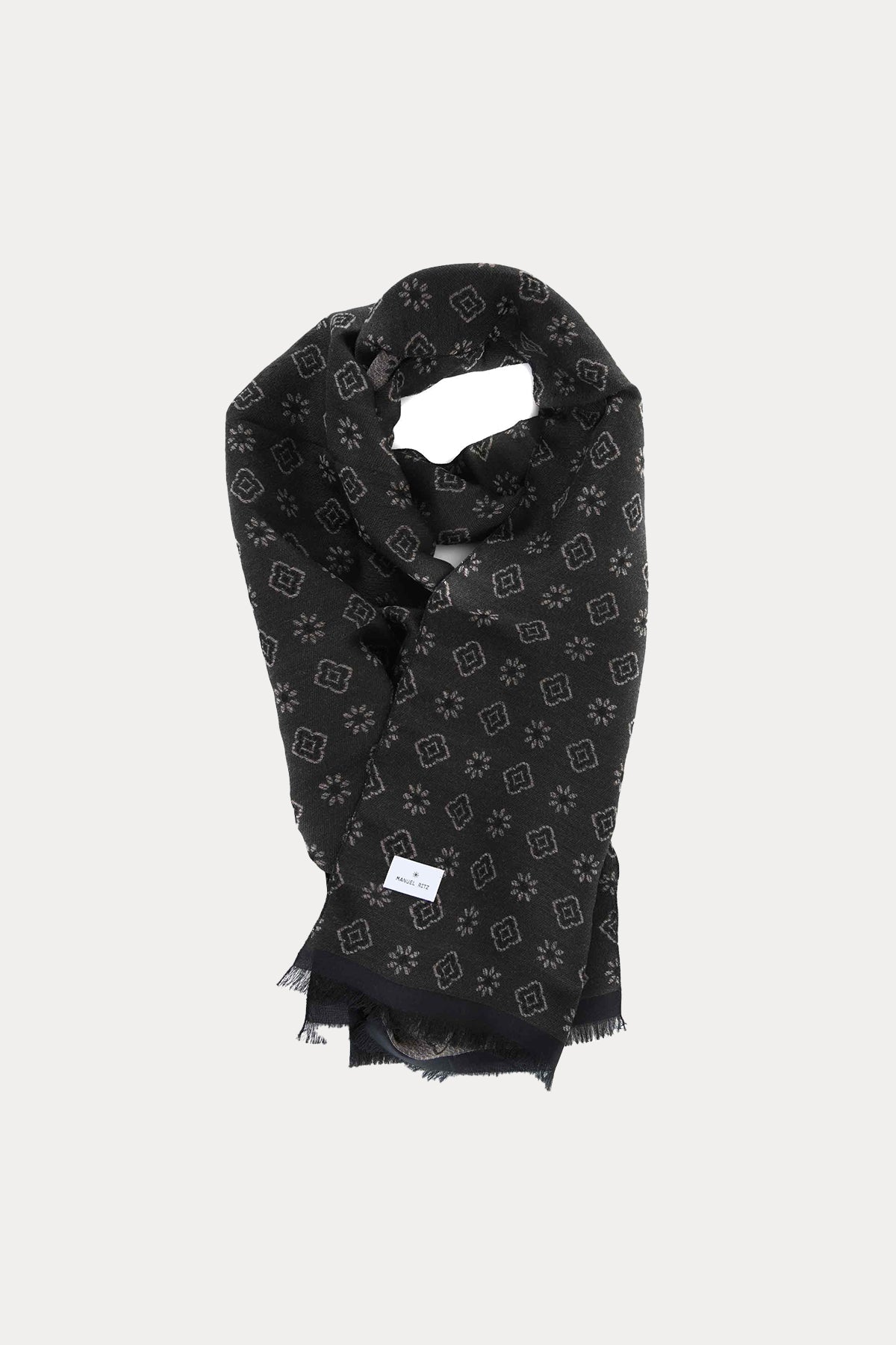 Manuel Ritz Desenli Yün Atkı-Libas Trendy Fashion Store