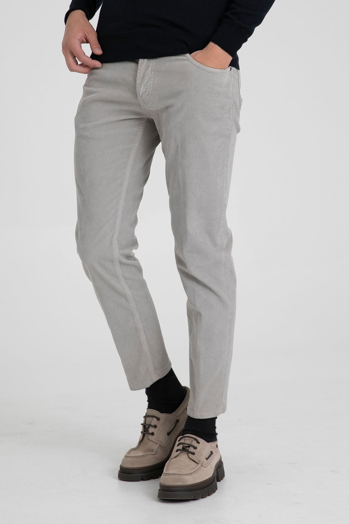 Dondup Fitilli Kadife Pantolon-Libas Trendy Fashion Store