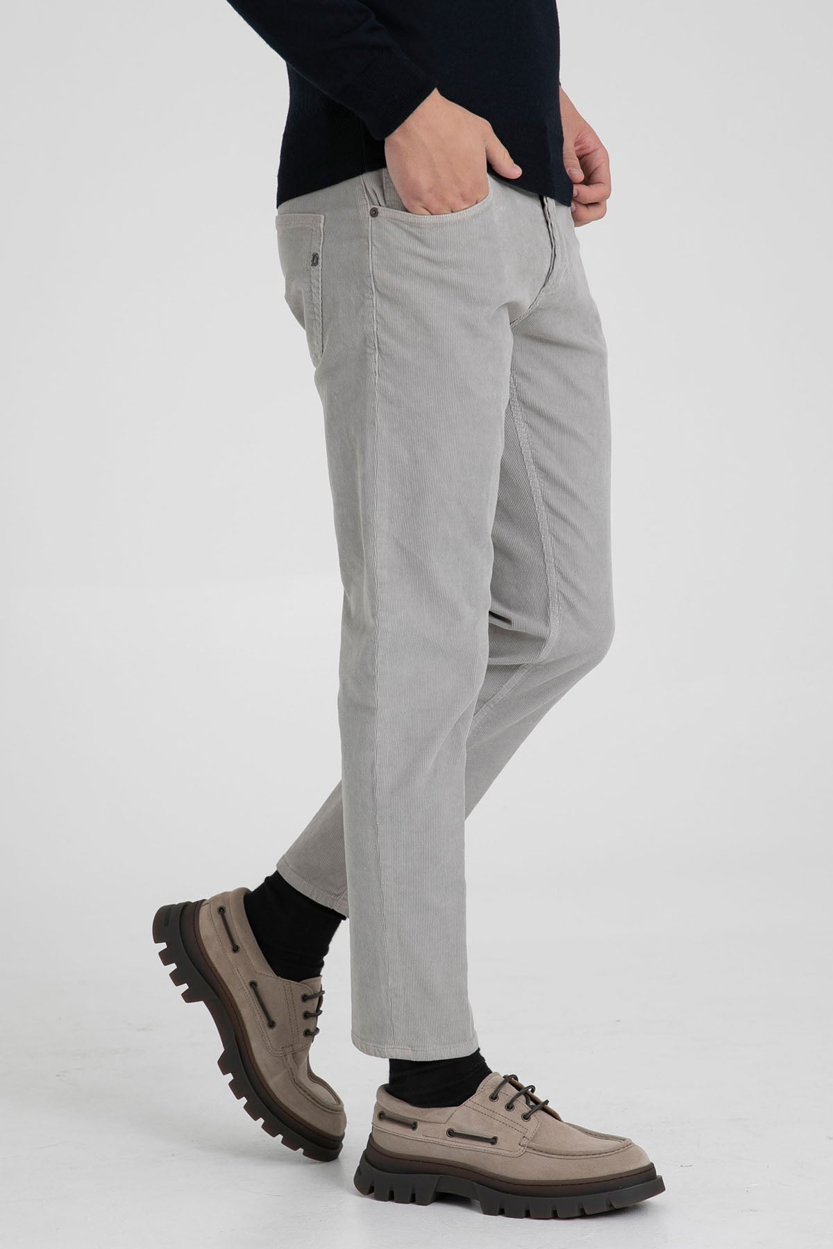Dondup Fitilli Kadife Pantolon-Libas Trendy Fashion Store