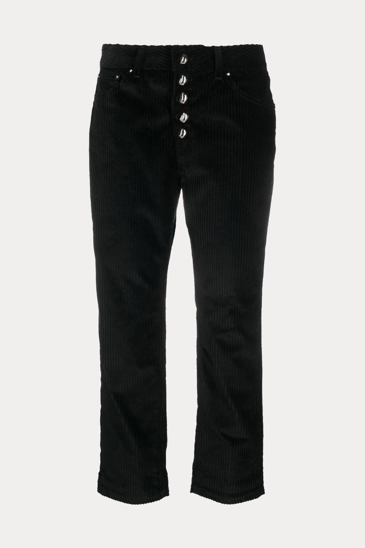 Dondup Koons Loose Fit Yüksek Bel Fitilli Kadife Pantolon-Libas Trendy Fashion Store
