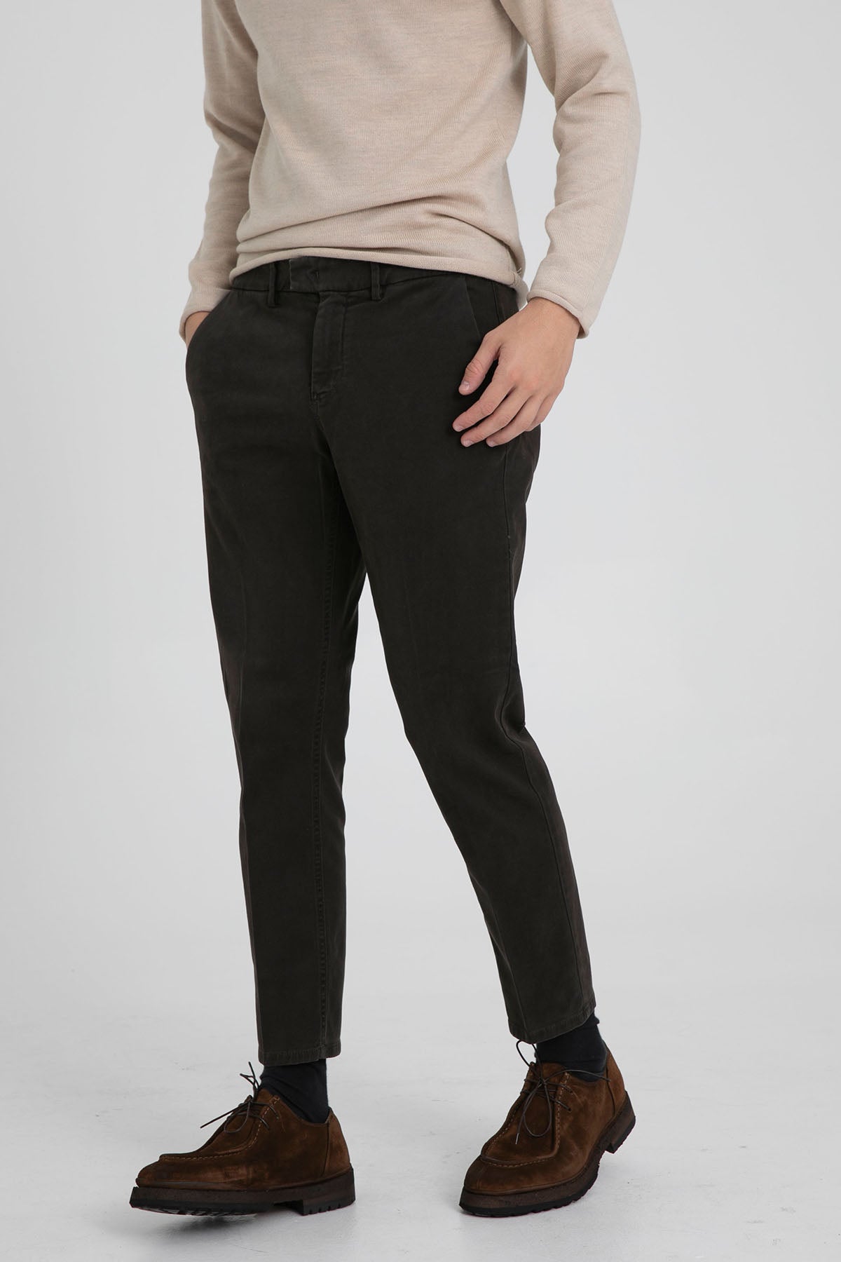 Dondup Slim Fit Yandan Cepli Slim Fit Pantolon-Libas Trendy Fashion Store
