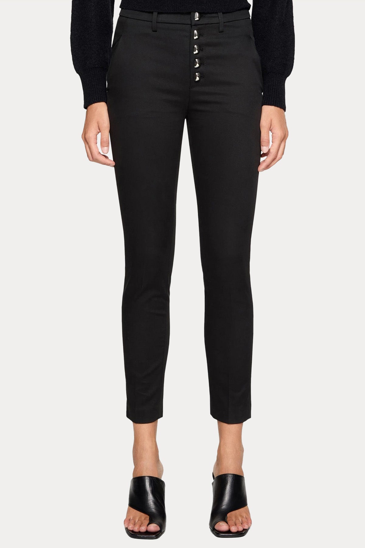 Dondup Slim Fit Yandan Cepli Yüksek Bel Pantolon-Libas Trendy Fashion Store