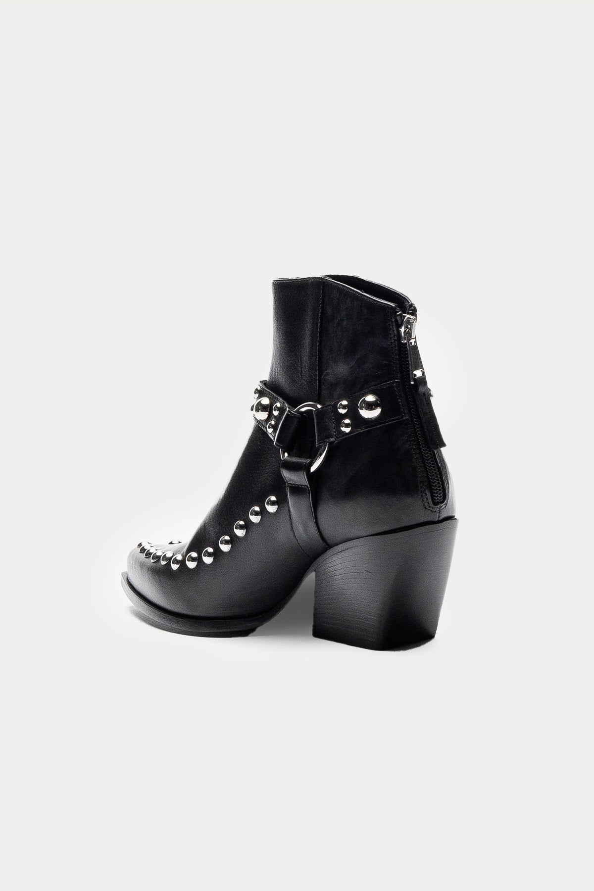 Elena Iachi Sivri Küt Burunlu Troklu Deri Bot-Libas Trendy Fashion Store