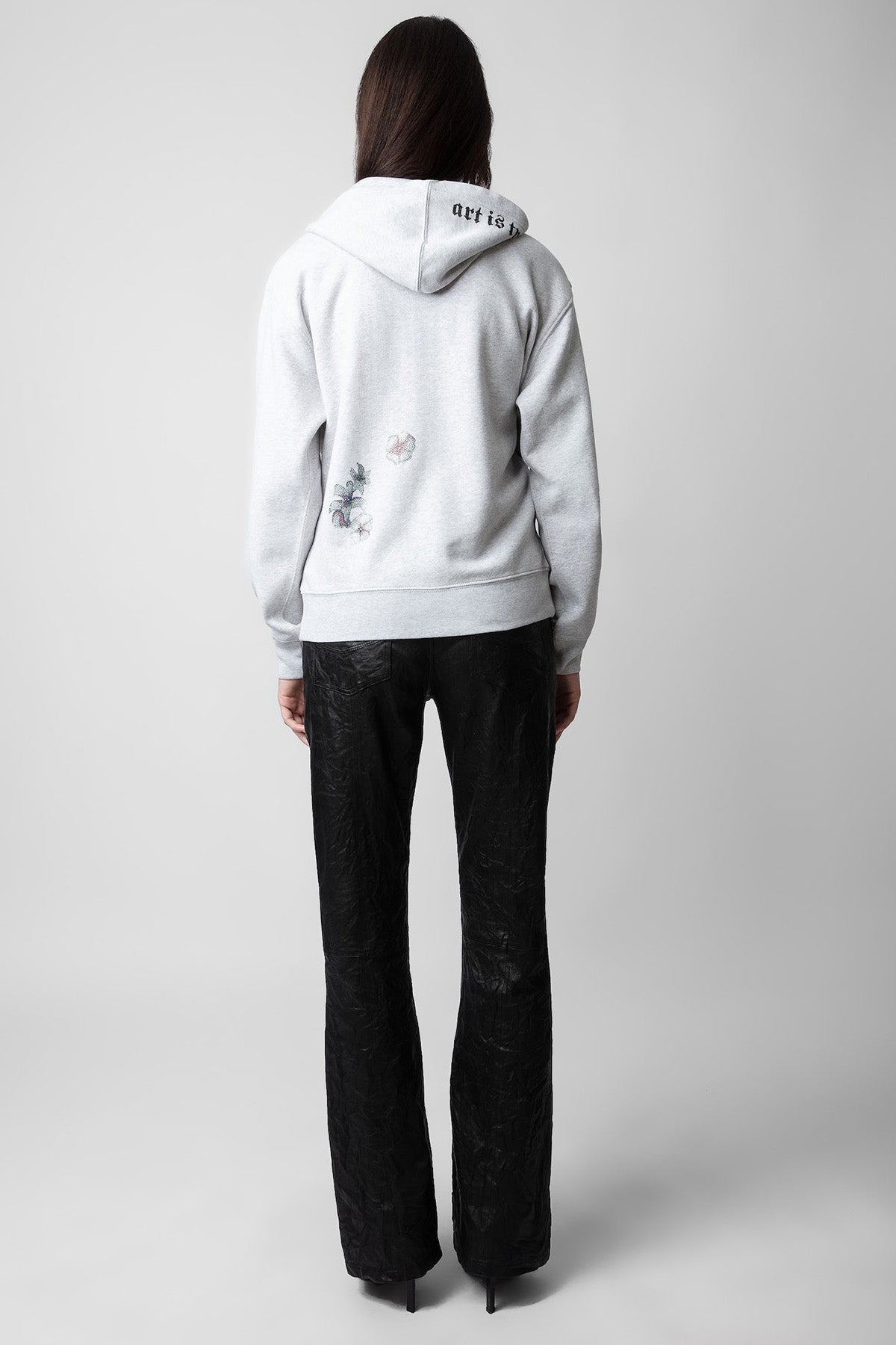 Zadig & Voltaire Logolu Kapüşonlu Sweatshirt Ceket-Libas Trendy Fashion Store