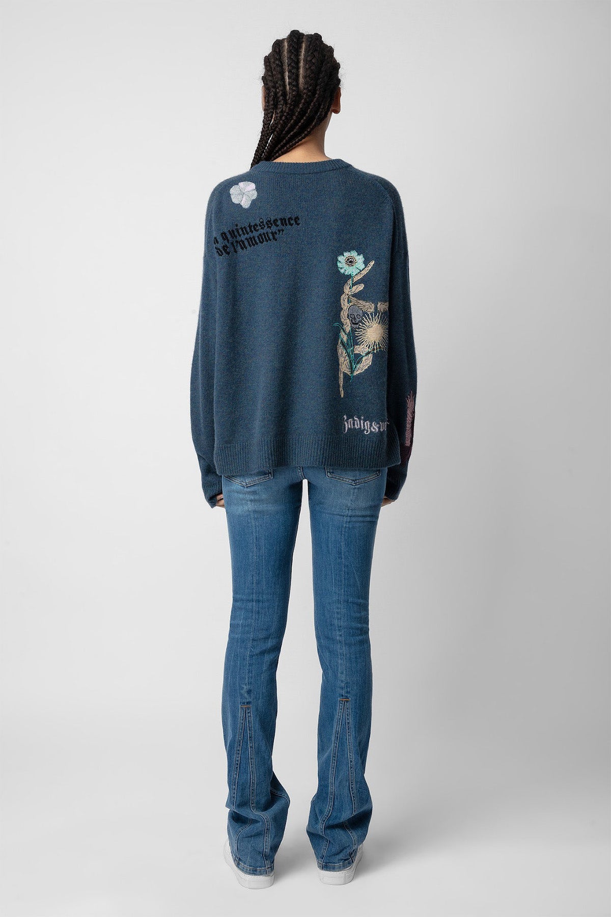 Zadig & Voltaire Logolu Örgü Kaşmir Triko-Libas Trendy Fashion Store